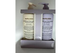 Marie Claire Biotin & Collagen Pro-Growth Shampoo and Conditioner Set